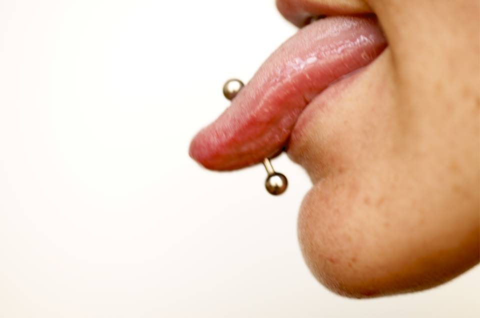 Piercings na boca