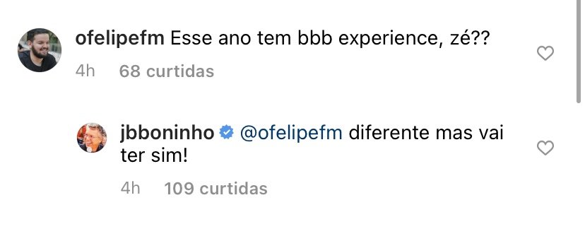 Spoilers Boninho