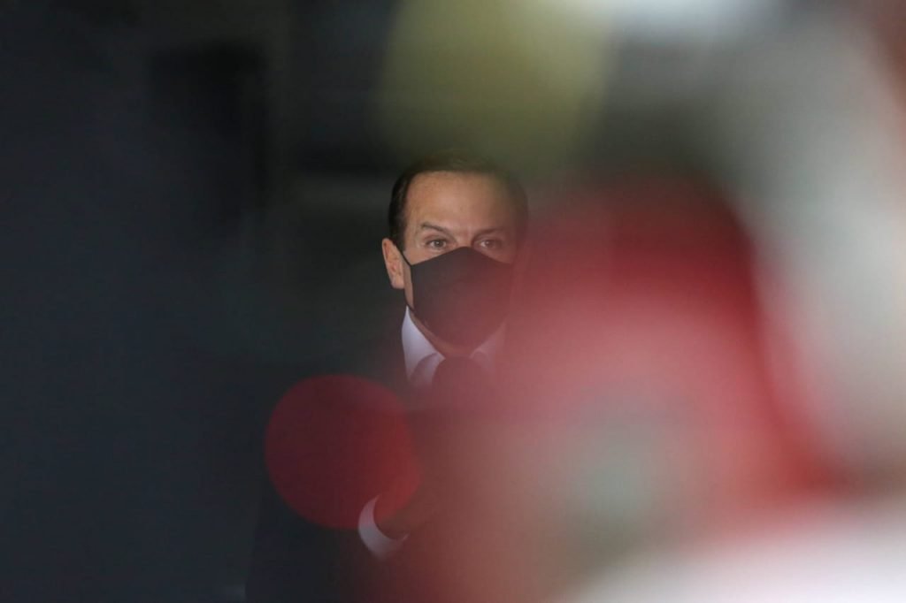 João Doria em coletiva em 11 de janeiro.