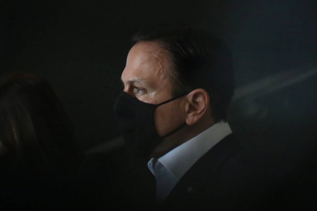 João Doria em coletiva em 11 de janeiro.