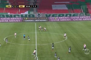 SBT transmite classificação do Palmeiras para Libertadores
