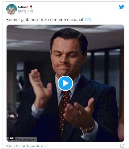 Bonner assunto nos TTs do Twitter 4
