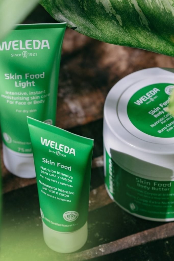 A linha abrange o Skin Food, o Skin Food Light e o Skin Food Body Butter