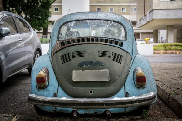 carro abandonado