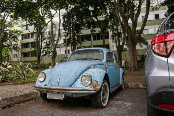 carro abandonado