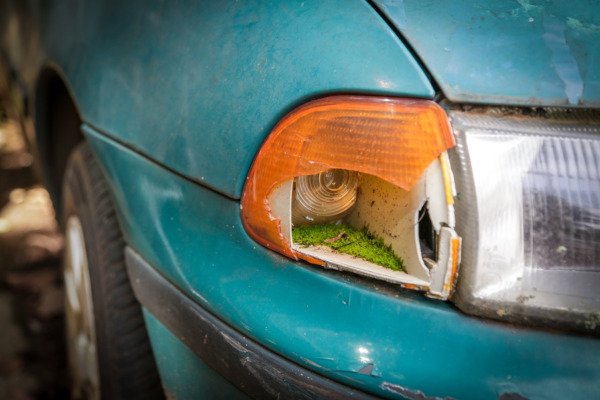 carro abandonado