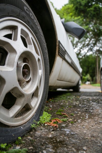 carro abandonado