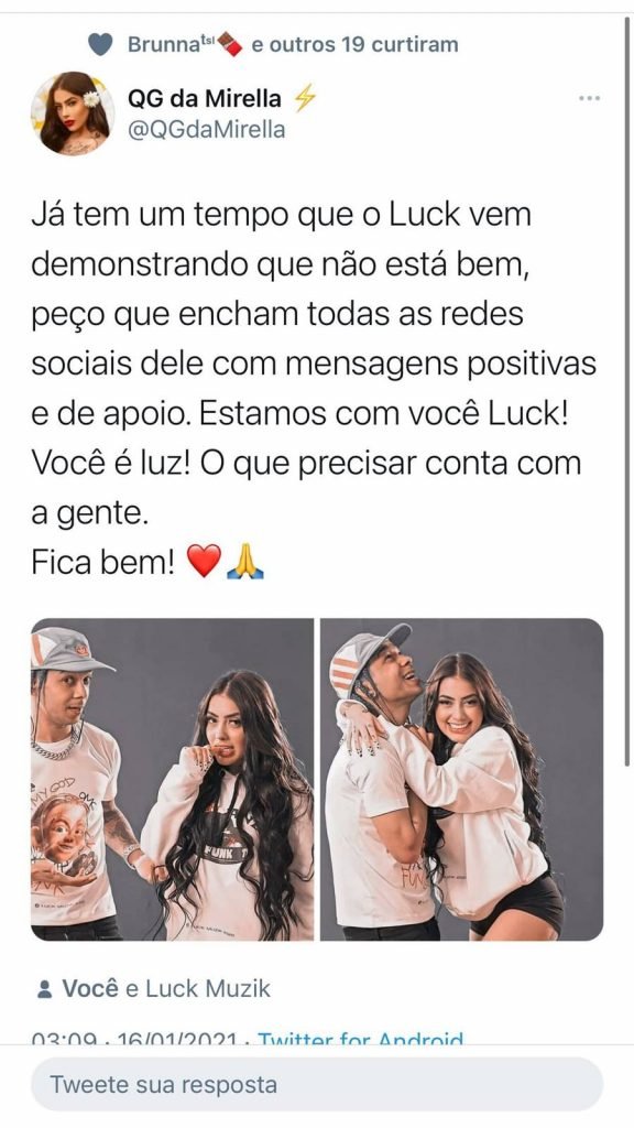 Stories de MC Mirella