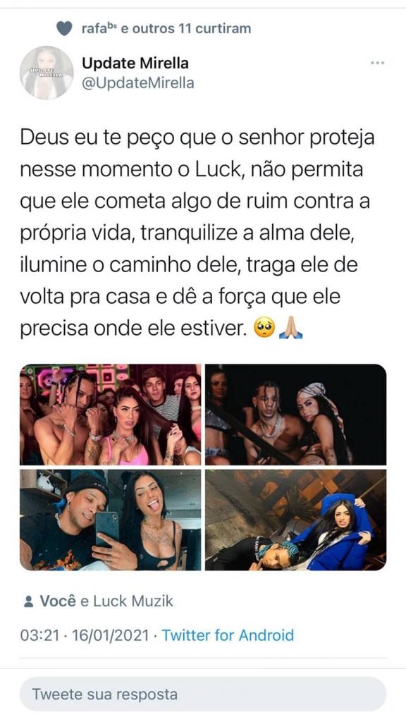 Stories de MC Mirella
