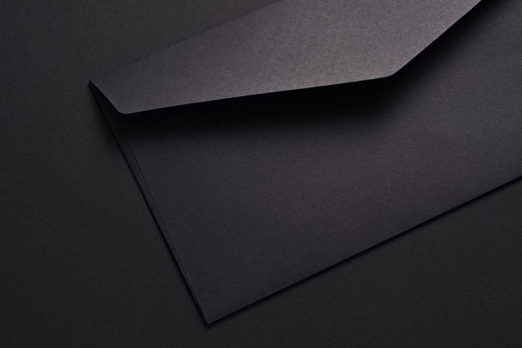 Opening Black Envelope