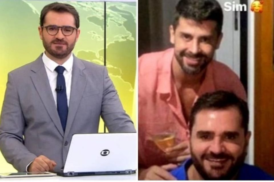 Marcelo Cosme e namorado