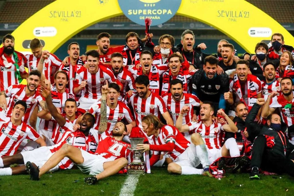 Banda com jogadores do Bilbao lança música para comemorar título da Supercopa