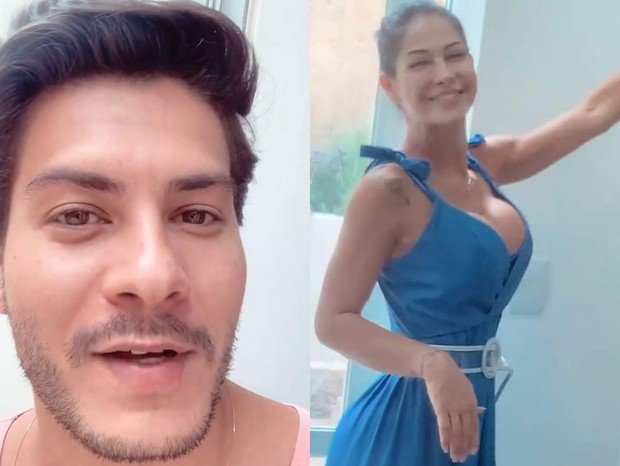 Arthur Aguiar e Mayra Cardi