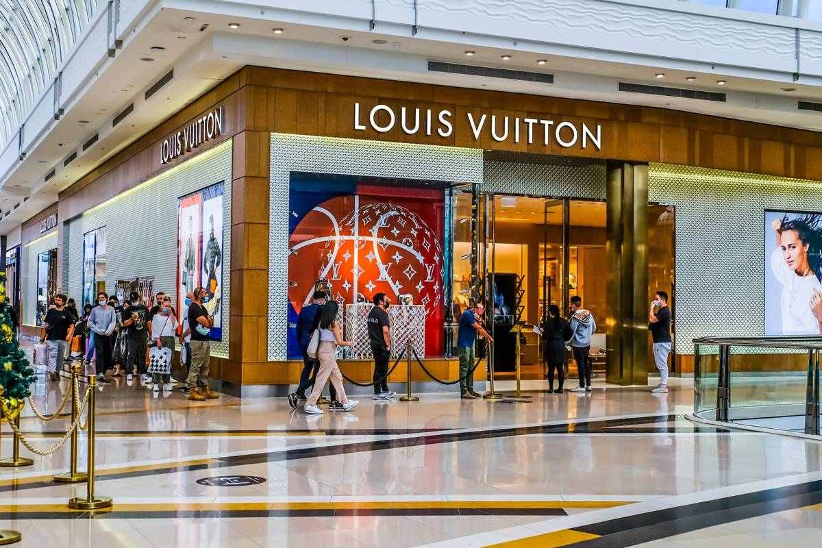 Fachada de loja da Louis Vuitton na Austrália