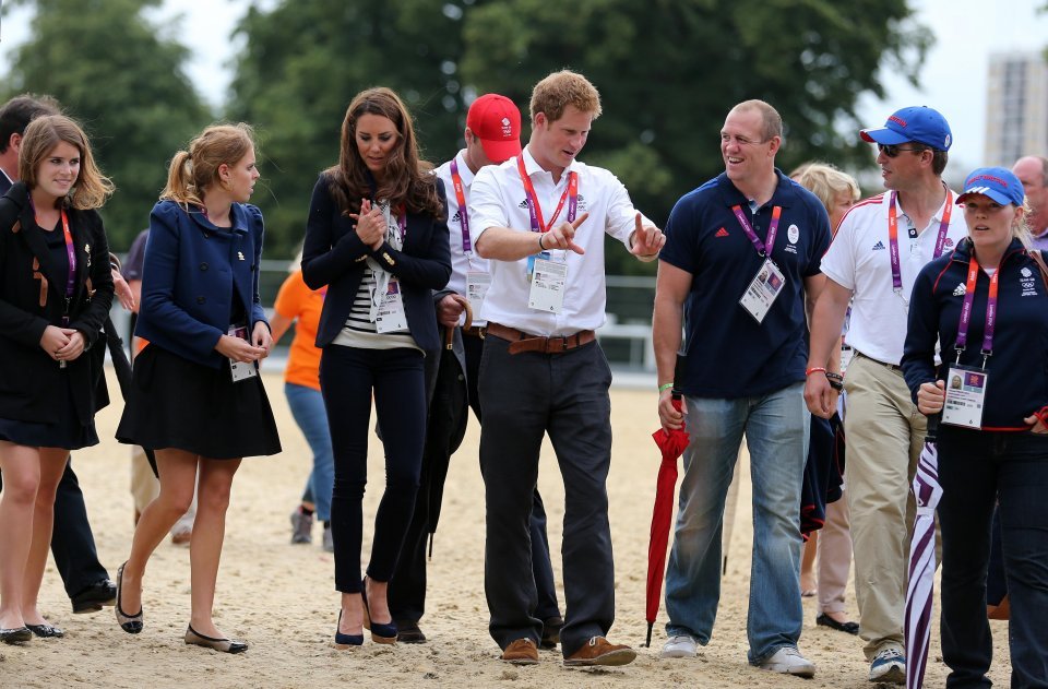 Membros da família real nas Olimpíadas de Londres de 2012