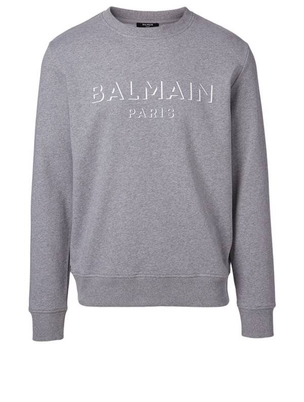 Suéter com logotipo em 3D, da Balmain