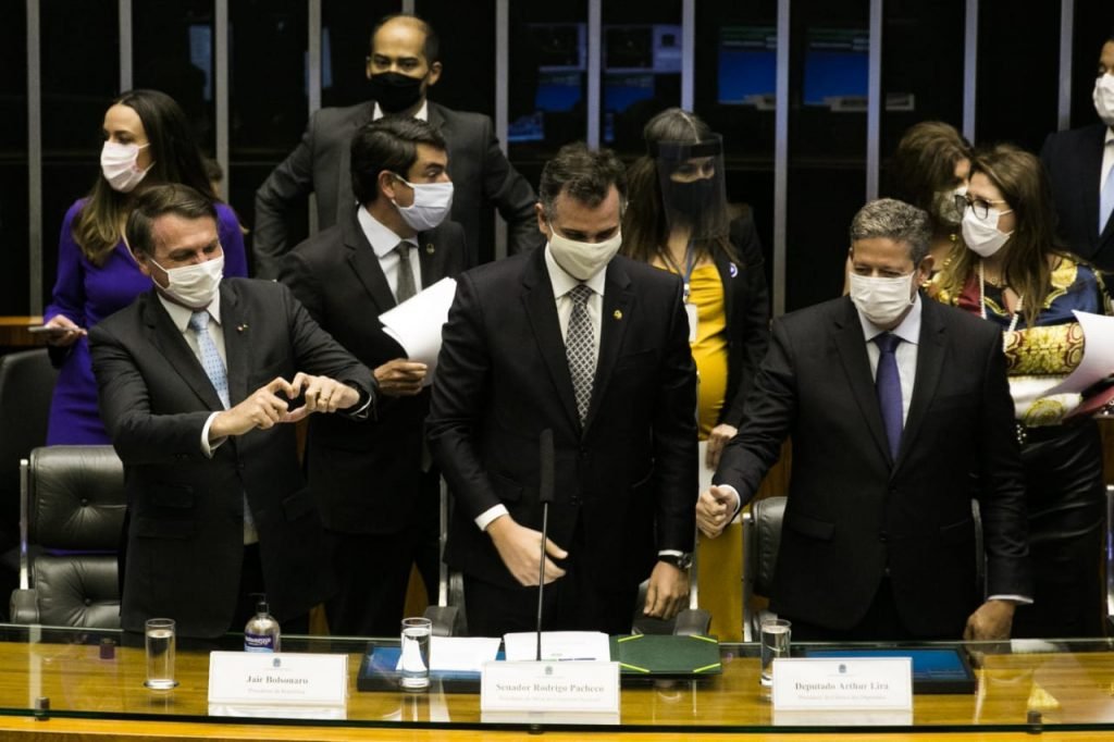 Bolsonaro participa da reabertura do ano legislativo no Congresso