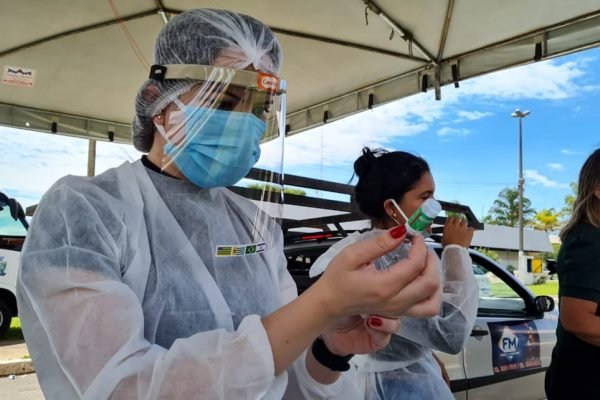 Campanha de vacinação de Covid-19 em Aparecida de Goiânia (GO)