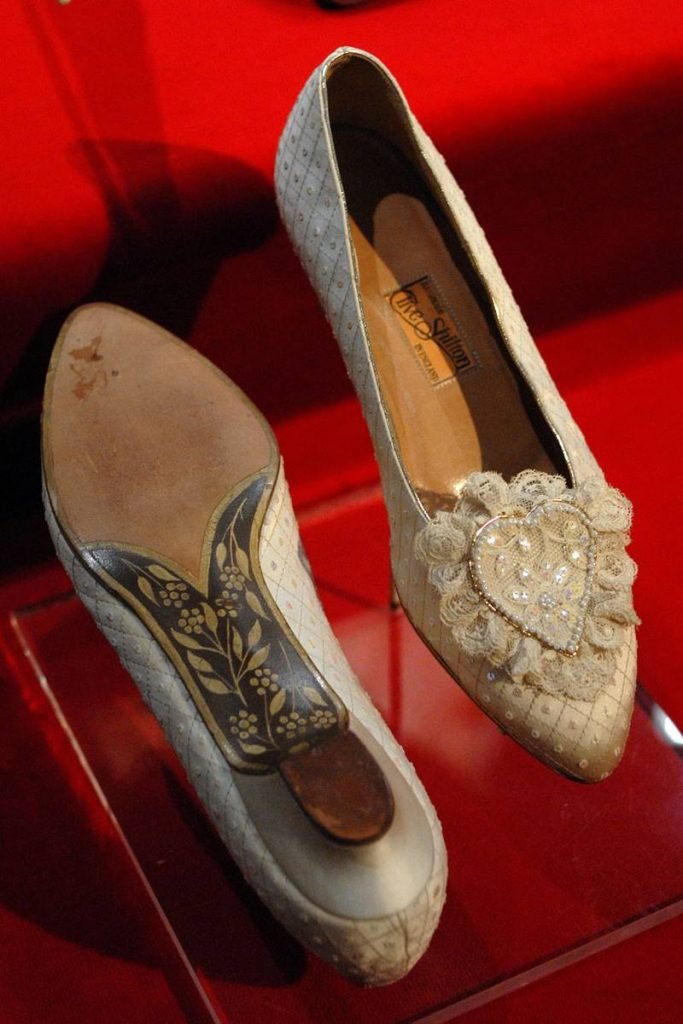 Sapato de noiva princesa Diana