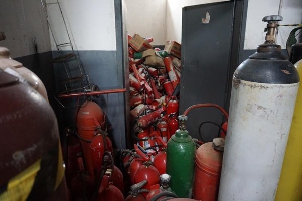 Extintores leilão inservíveis GDF
