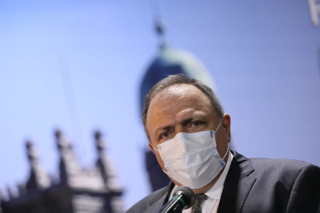 Ministro da Saúde Eduardo Pazuello em evento na Fiocruz1