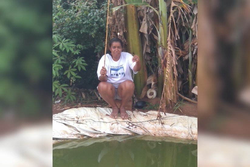 Gilda dos Santos vivia da pesca antes do rompimento da barragem em Brumadinho