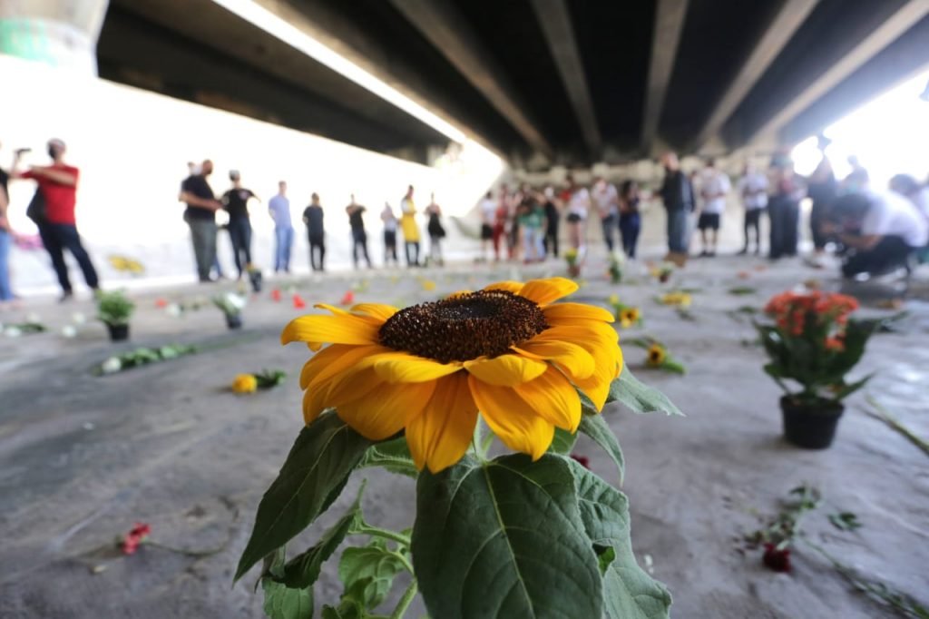 Padre Julio organiza protesto contra instalação de pedras em viadutos na zona leste de São Paulo (2)