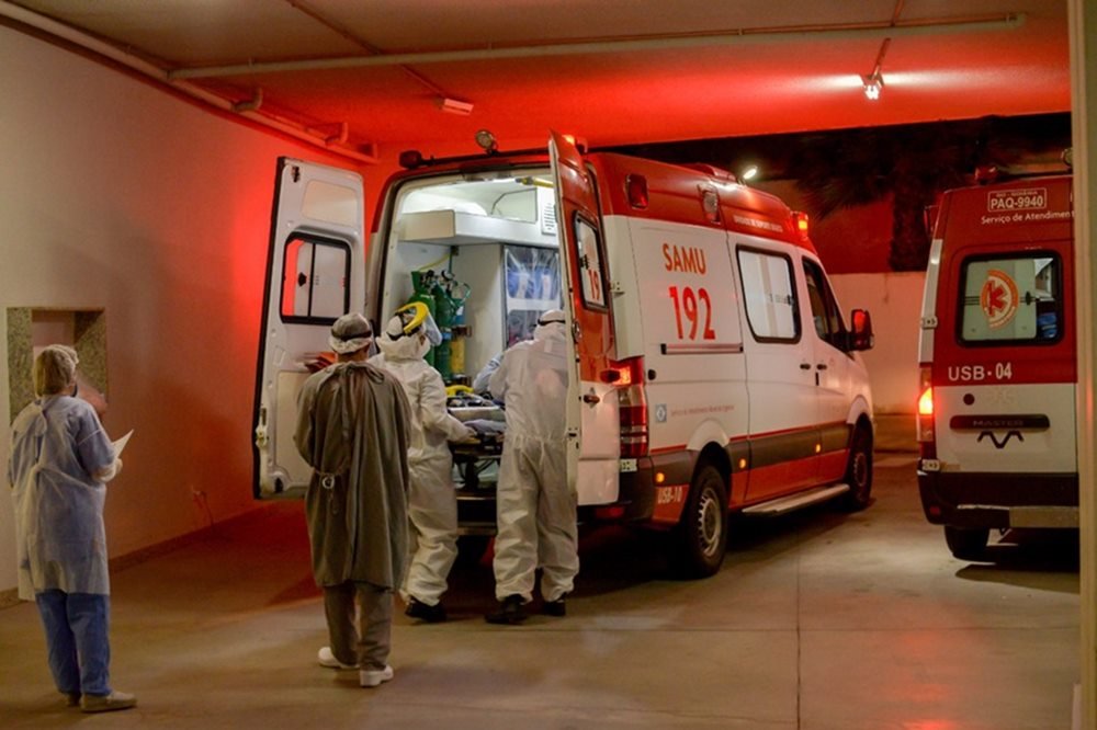 Chegada de pacientes de Manaus em Goiás