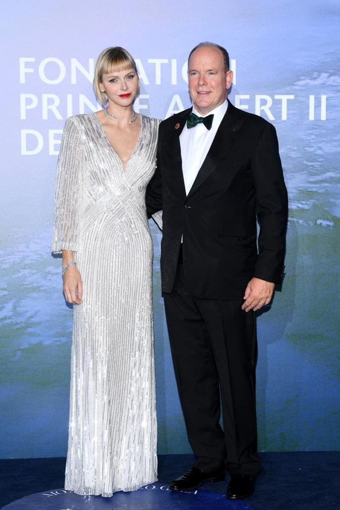 Princesa Charlene e príncipe Albert II