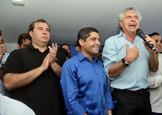 Maia, ACM Neto e Caiado