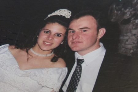 técnica em enfermagem Vanessa Neuber Salm e marido, Jaison Salm