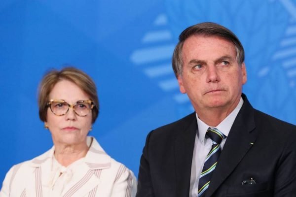Ministra Tereza Cristina e presidente Jair Bolsonaro