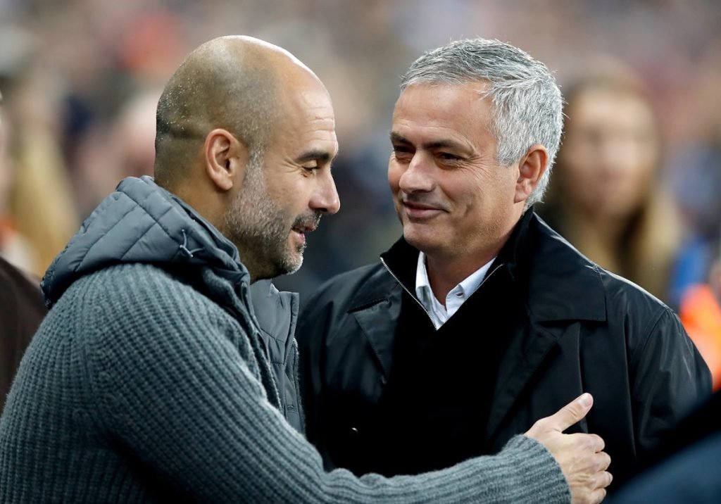 Pep Guardiola e José Mourinho