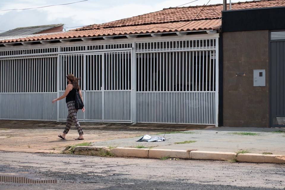 Local onde morreu Rosileia, em Taguatinga