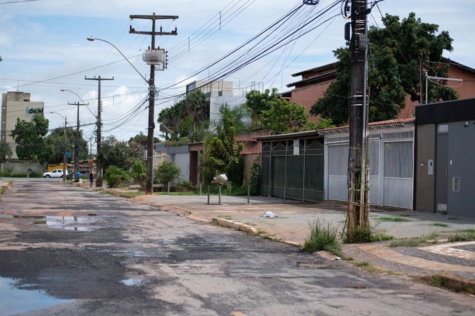 Local onde morreu Rosileia, em Taguatinga