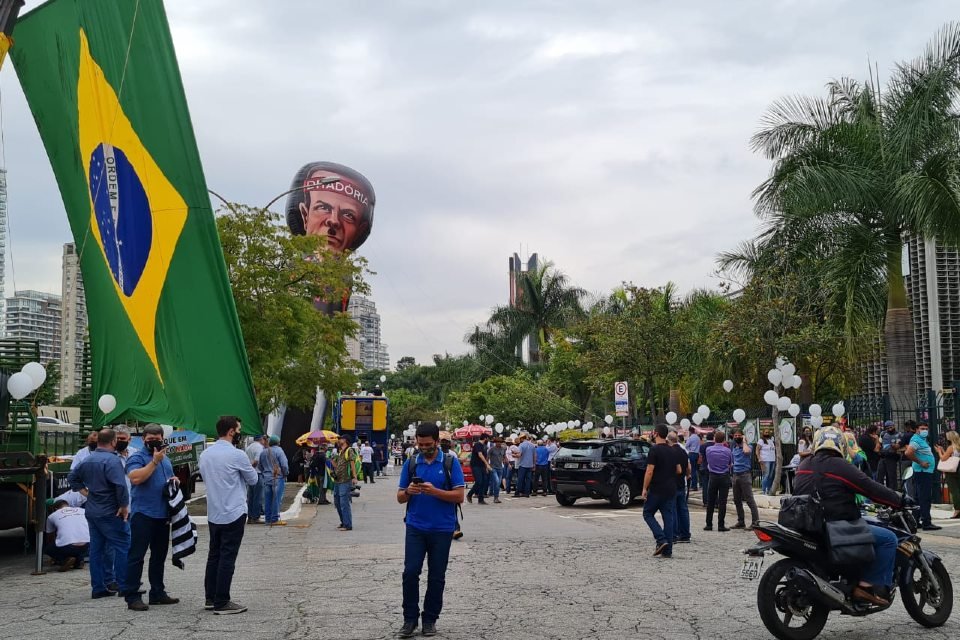 Alesp, São Paulo, 17 de fevereiro de 2021 - Entidades da saúde em protesto contra mudanças no ICMS (2)