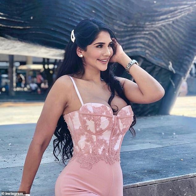 Laura Mojica Miss Mexicana presa