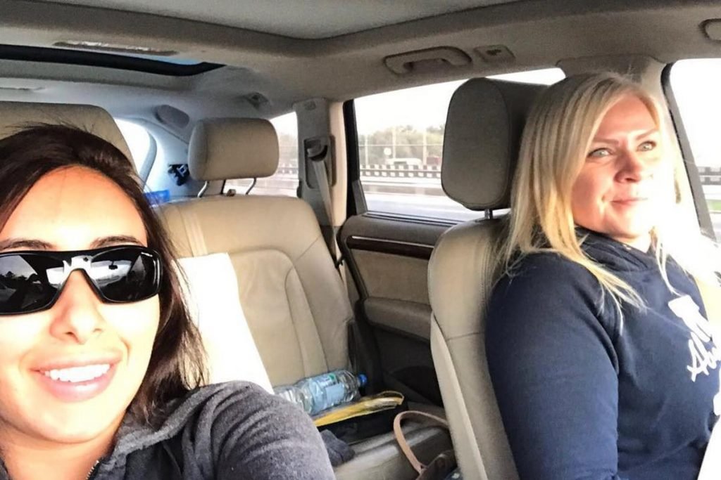 Princesa Latifa com a amiga Tiina Jauhiainen