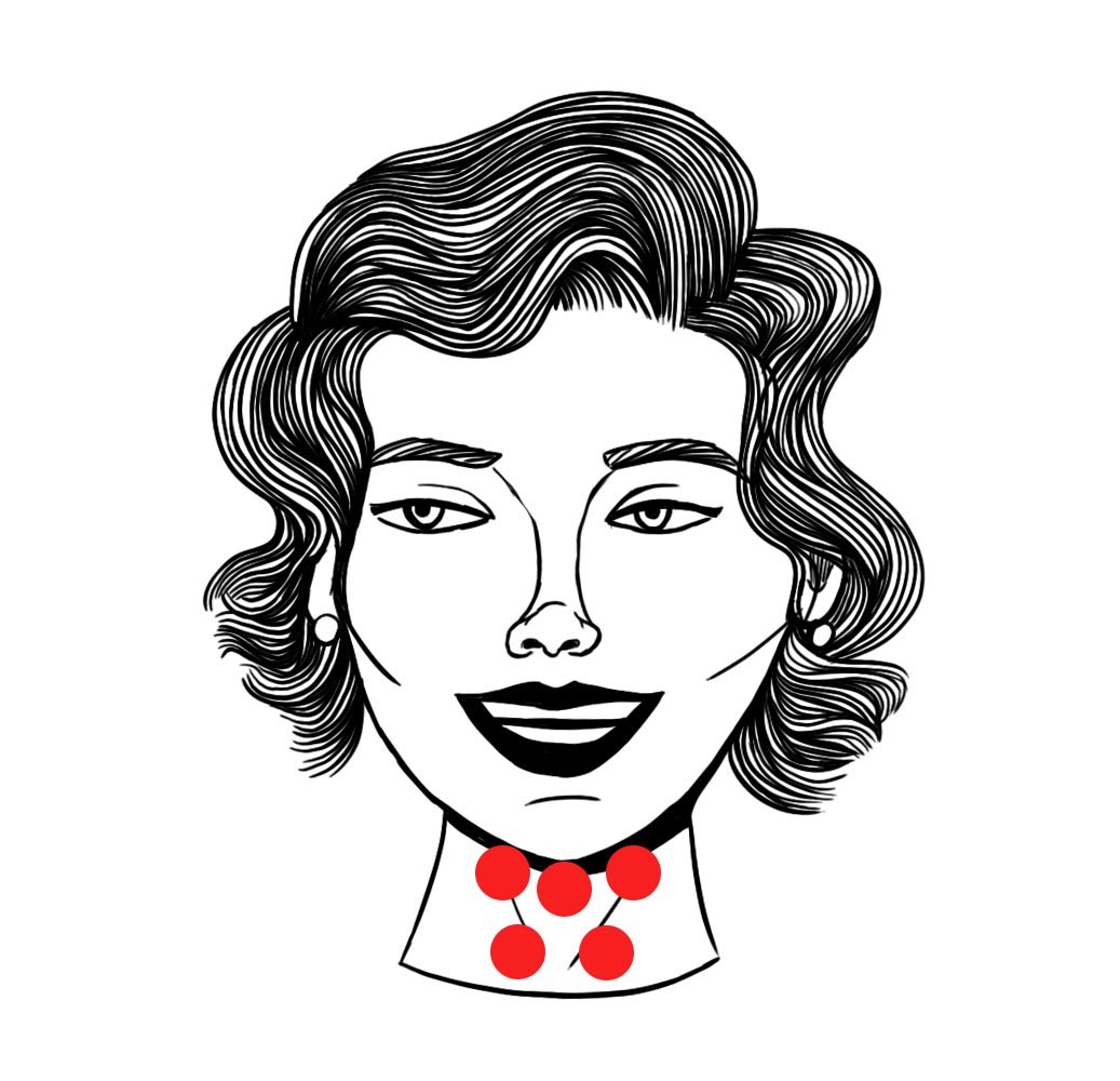 desenho de rosto de mulher