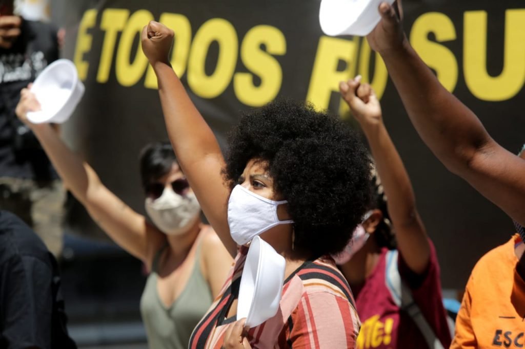 coalização negra protesto
