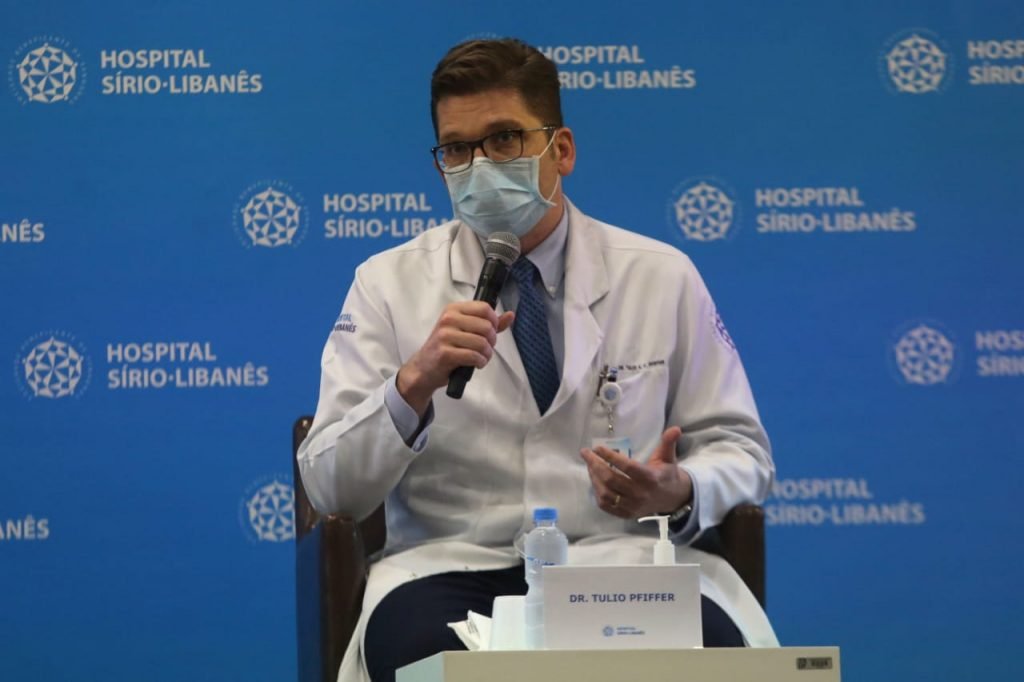 Tulio Pfiffer, membro de equipe médica que orienta o tratamento do câncer de Bruno Covas - São Paulo, 18/2/2021