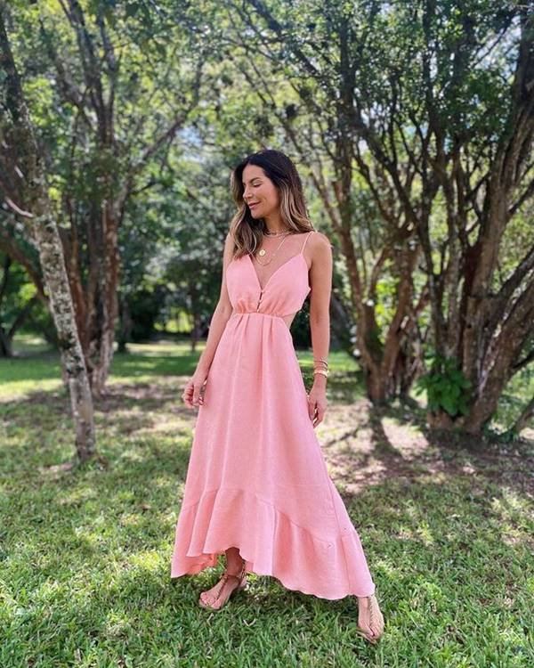 Vestido rosa da Charth