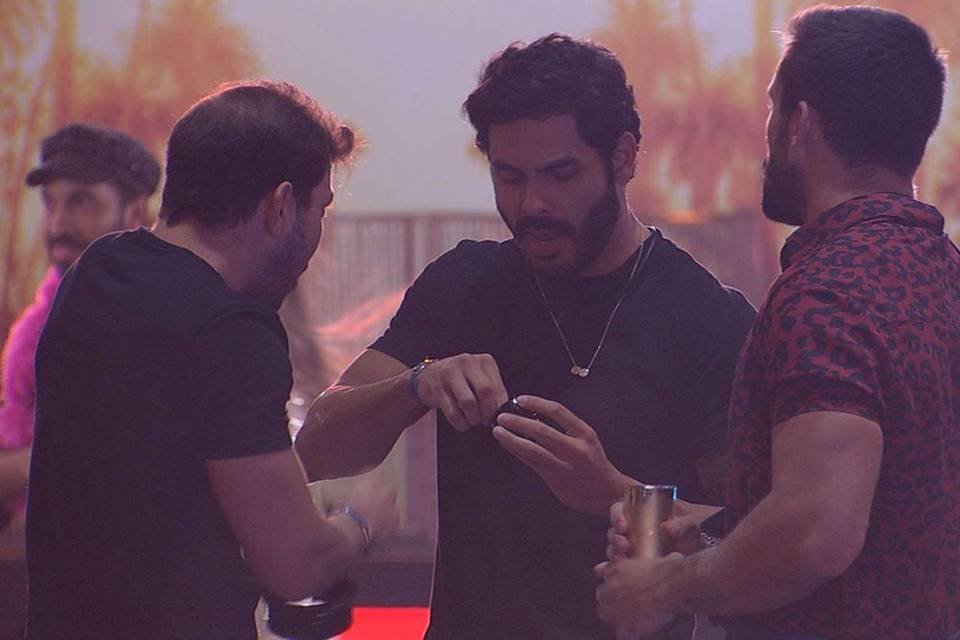 Rodolffo, Caio e Arthur no BBB21