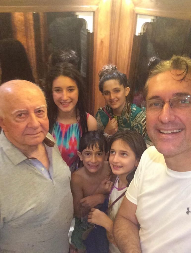 Roberto Curi e família