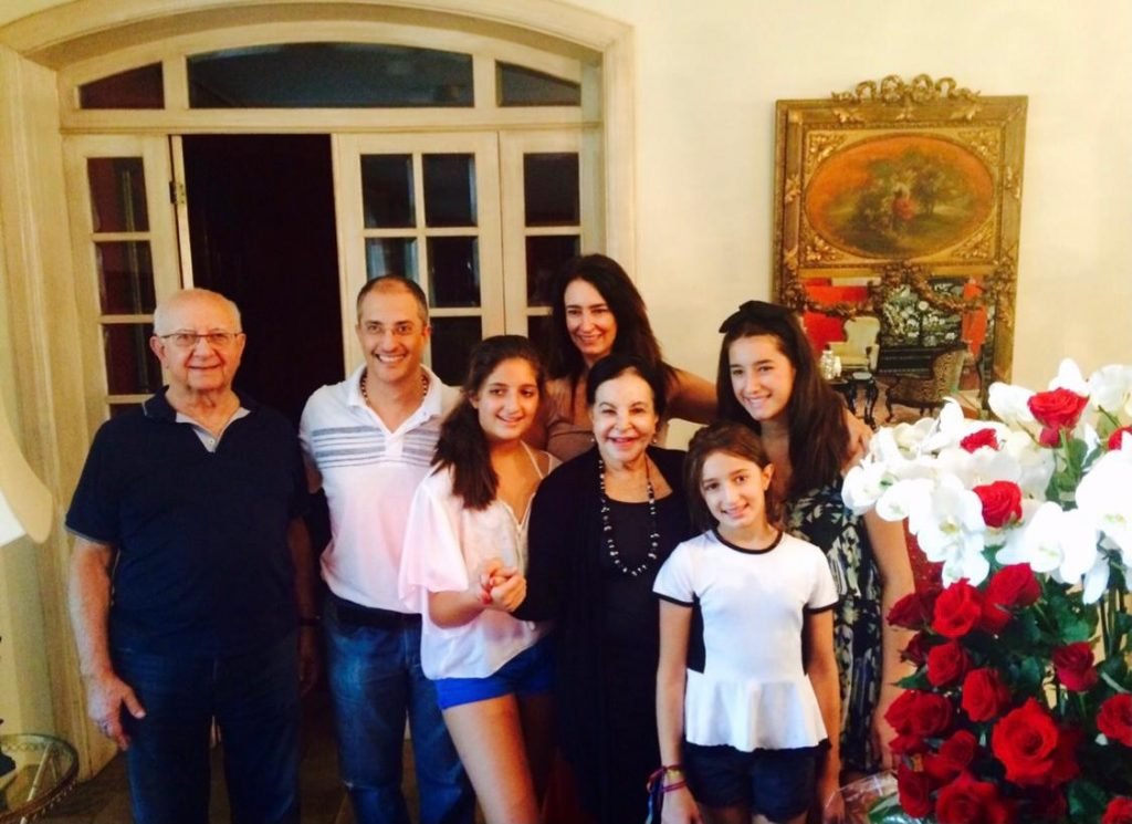 Roberto Curi e família