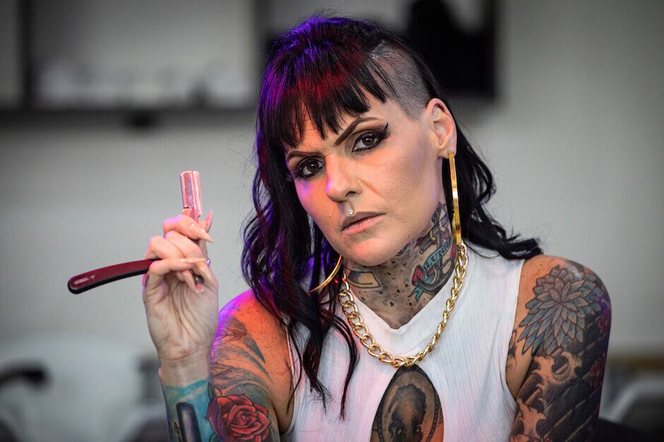 Luana de Freitas, a Lua Barber Girl