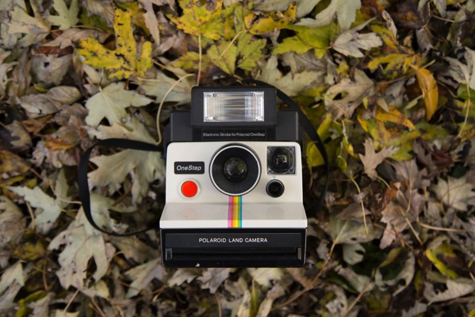 Câmera fotográfica polaroid
