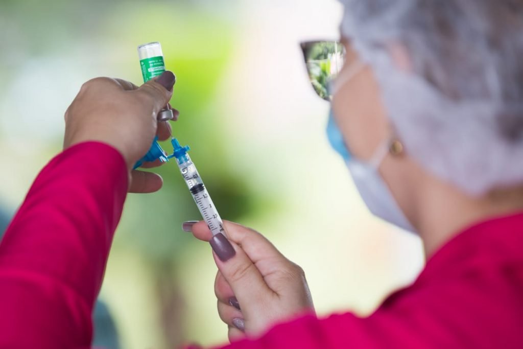 Vacinação na UBS 5 em Ceilândia