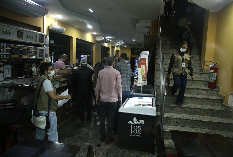Fiscalização toque de restrição SP