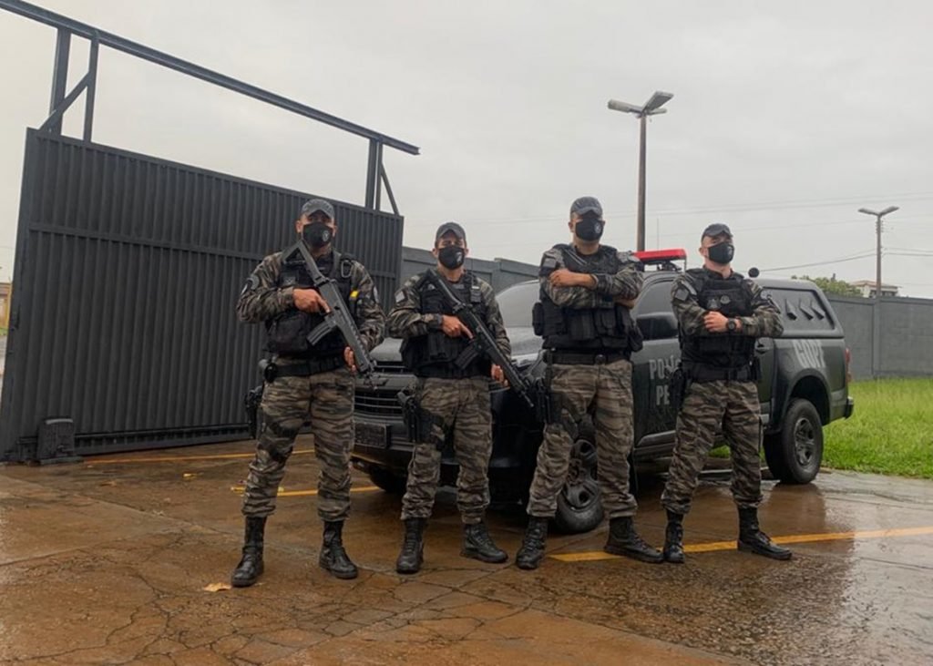 Drone presídio operação